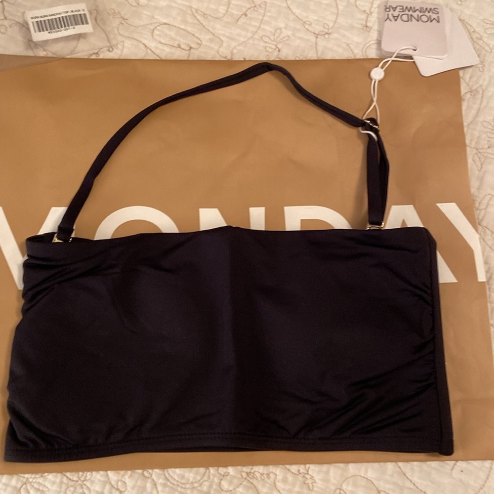 NWT Monday swimwear Bora Bora bandeau top